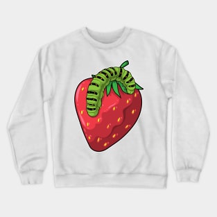 Caterpillar Strawberry Crewneck Sweatshirt